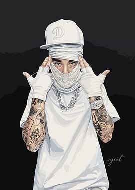 Yeat Digital Illustration Portrait