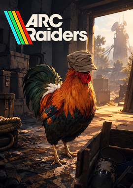 ARC Raiders Rooster in Post-Apocalyptic Setting