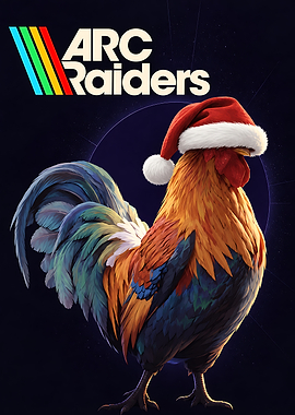 ARC Raiders Rooster Christmas Poster