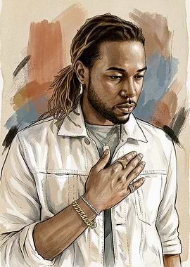 Partynextdoor Portrait Illustration