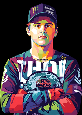 Haiden Deegan WPAP Pop Art Portrait