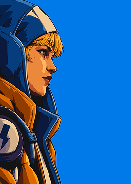 Wattson Apex Legends Digital Portrait