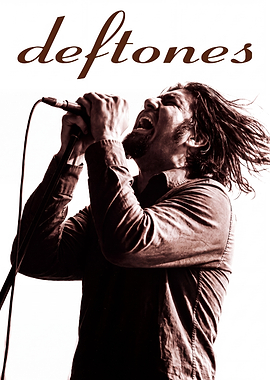 Deftones Chino Moreno Concert Poster