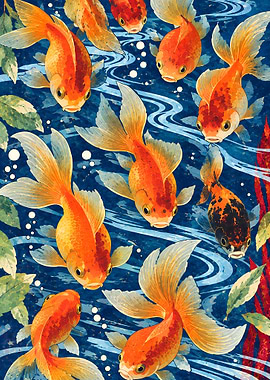 Golden Shoal in Indigo Waters