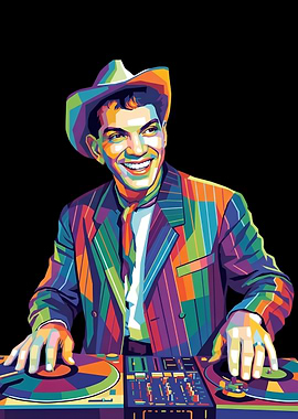 Dj Cantinflas Pop Art Portrait