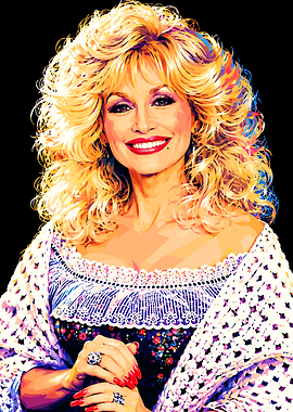 Dolly Parton Pop Art Portrait