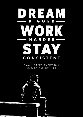 Inspirational Motivational Quote Poster