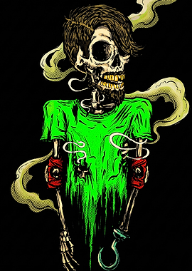 Scary Monster Cookie Horror Dark Ar