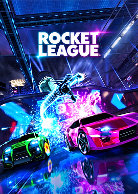 Rocket League Neon Arena Action