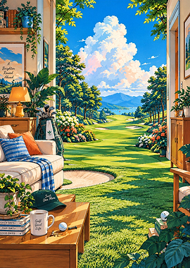 The Fairway Home — Golf, Cozy Golf Course View