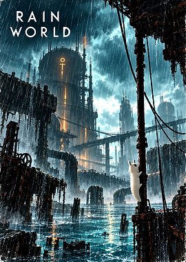 Rain World Game Poster