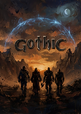 Gothic Video Game Poster Art