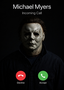 Michael Myers Incoming Call Screen