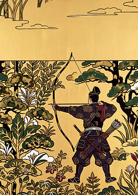 Rinpa Archer on Gold Screen