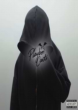 Playboi Carti Hooded Figure Poster