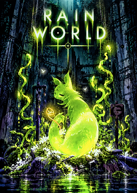 Rain World Slugcat Poster
