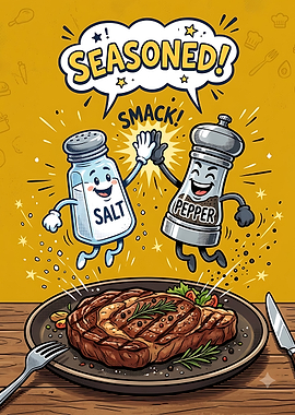 Salt and Pepper High Five