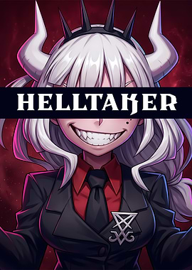 Helltaker Lucifer Character Portrait