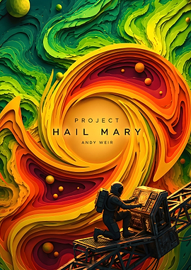 Project Hail Mary Book Cover Art