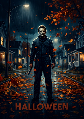 Michael Myers Halloween Movie Poster