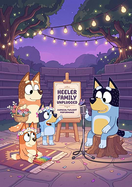 Bluey Heeler Family Unplugged Performance