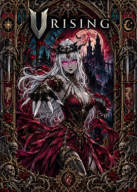 V Rising Vampire Queen Poster