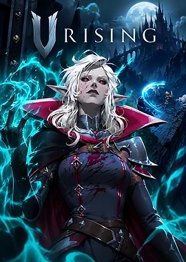 V Rising Vampire Game Poster