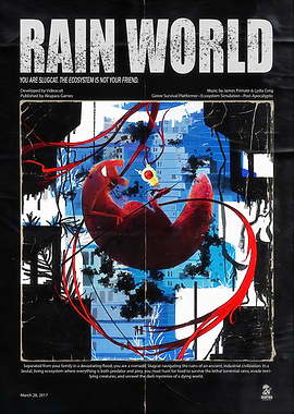 Rain World Video Game Poster