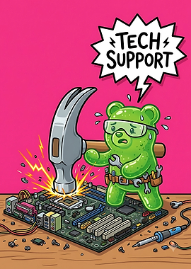 Gummy Bear Tech Support Repair