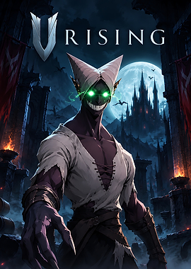 V Rising Vampire Character Poster