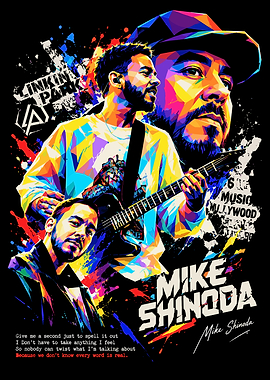Mike Shinoda Linkin Park Pop Art
