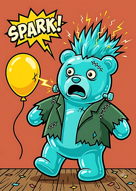 Frankenstein Gummy Bear Static Shock