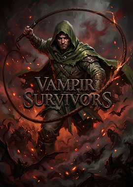 Vampire Survivors Game Poster