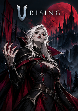 V Rising Vampire Queen Poster
