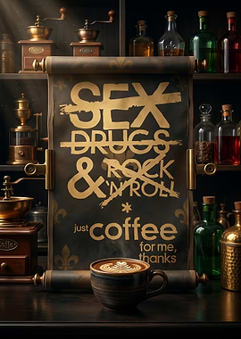 Coffee Over Everything Poster