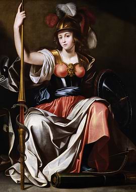 Allegorical Figure of War (Pallas) by Ulrich Loth