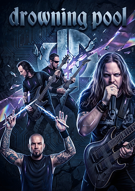 Drowning Pool Band Promotional Poster