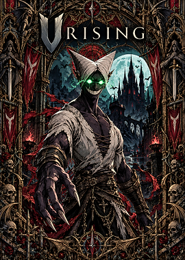 V Rising Gothic Vampire Poster