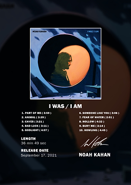 Noah Kahan I Was / I Am Album Art