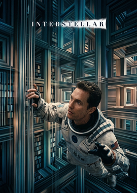 Interstellar Movie Poster Tesseract Scene