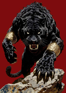 Ferocious Black Panther