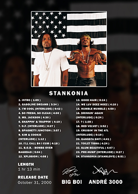 Outkast Stankonia Album Poster