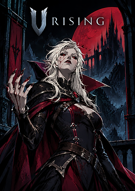 V Rising Vampire Queen Poster
