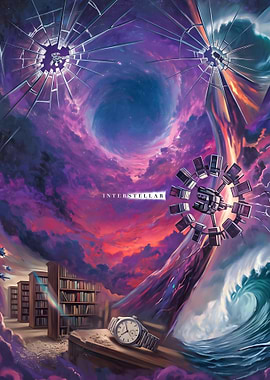 Interstellar Movie Poster Art
