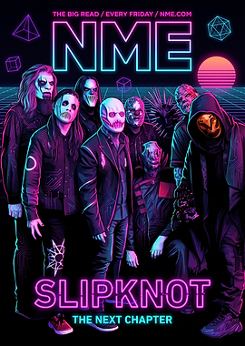 Slipknot Synthwave Style NME Poster