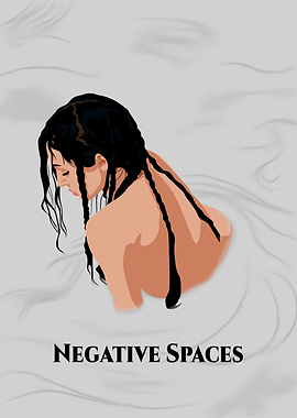 Negative Spaces Minimalist Illustration
