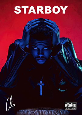 The Weeknd Starboy Album Cover