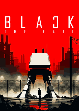 Black The Fall Game Poster