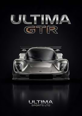 Ultima GTR Sports Car Poster