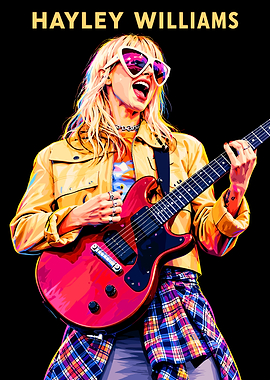 Hayley Williams Pop Art Poster